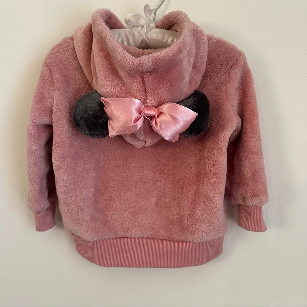 Minnie Mouse Character Toddler/Baby Girl Fleece Hoodie &‎ Pants Set Sequin 18M